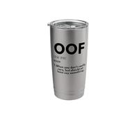 OOF Definition - Funny Gaming Meme Gift for Gamers OOF Stainless Steel Insulated Tumbler