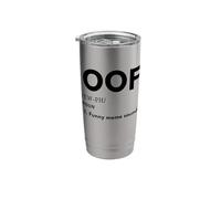 Oof Meme Definition Stainless Steel Insulated Tumbler