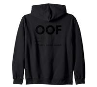 Oof Meme Definition Zip Hoodie