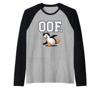 Oof Penguin Raglan Baseball Tee