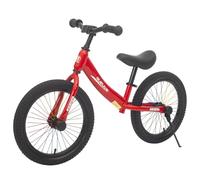 OOFAYJIA Kids Balance Bike for 4-8 Year Old, 16 inch No Pedal Bike, Training Learning Bicycle with Colourful Wheels, Adjustable Seat, for Boys Girls,Red