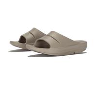 Oofos Ooahh Slide Sandal - Ideal for Recovery and Comfort After Running, Stylish Brown Design