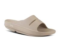 OOFOS OOahh Recovery Slide Sandals For Men & Women, Nomad Beige, 13 Women/11 Men