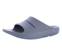 OOFOS OOahh Recovery Slide - Unisex, Jet Black, 9 Women/7 Men