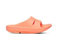 Oofos Ooahh Slide Sandal in Orange - Ideal for Recovery and Comfort After Running, Size EU 42
