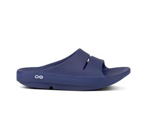 Oofos Ooahh Sliders | Navy - Navy / 7