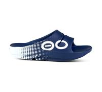 OOFOS Ooahh Sport Recovery shoe Unisex - dark blue, white, Size M8slashW9