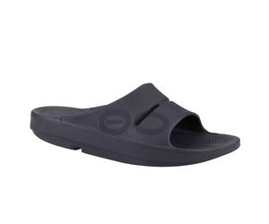 OOFOS OOahh Sport Slide | Unisex - Matte Black / 7