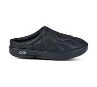 OOFOS Oocoozie Thermo Mule Recovery shoe Unisex - black, neon green, Size M10slashW11