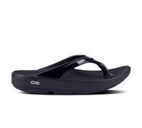 Oofos Oolala Luxe Recovery Sandals - Black / 6