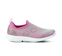 OOFOS OOmg Sport Women's Recovery Shoes | UK 6 in White Fuchsia