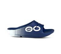 Oofos Recovery Ooahh Sport Sandals Blue White Unisex, Size 42 - EUR