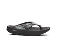 Oofos Recovery OOriginal Sport Sandals Black Grey, Size 45 - EUR