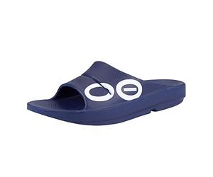 OOFOS Unisex-Adult Ooahh Slide Sandal, Navy, 6 Men / 7 UK Women