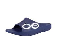 OOFOS Unisex Ooahh Slide Sandal, Navy, 4 UK