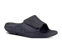 OOFOS womens Ooahh Slide, Black Sport Flex, 7 Women/5 Men