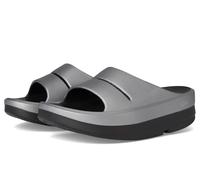 OOFOS womens Women's Oomega Thong, Basalt, 8