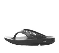Oofos x Takahiromiyashita The Soloist Way Of Life Flip-Flop 'Black White' SOF-0012SS22 8