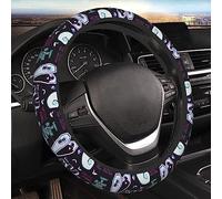 Oogie Boogie Coffin Steering Wheel Cover, Universal 15 Inch Car Elastic Steering Wheel Covers, Novelty Cars Accessories for Men Women Car SUV