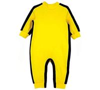 OOGUDE Baby Boys Jumpsuit Fashion Clothes Bruce Lee Style Kung Fu Classic Romper (Yellow,70,70)