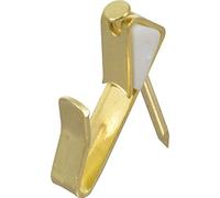OOK 50607 Picture Hangers, Art Hangers, Brass, Reusable Picture Hooks, 20lb (30 Set)