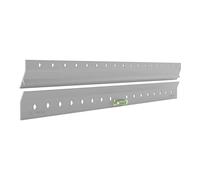 OOK 533212 French Cleat, Picture and Mirror Hanger with Hardware, 200lb, Aluminum (13 Piece)