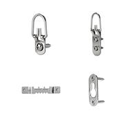 OOK 535672 Ring Assorted Hanger, Picture Hanger and Picture Frame Back Kit, Zinc, 20lb (32 Piece)