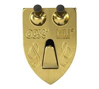 OOK, Brass, 55005, Art Hangers, Shield Design, Reusable Picture Hooks, 2 Set, 50lb, 2 Count