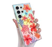 OOK Magnetic Iridescent Case for Samsung Galaxy S24 Ultra, Ocean Sea Shell