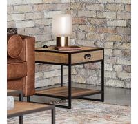 Ooki Reclaimed Wood Side Table - 1 Drawer