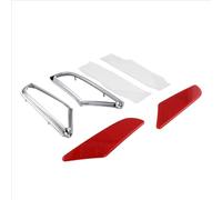 OOKITEQ Rear Bumper Reflector Lens Compatible With Serena C27 2017 2018 2019 2020 Car Rear Bumper Fog Light Warning Reflector Panel Trim Decorative Frame Without Bulb