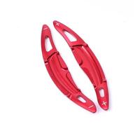 OOKITEQ Shift Paddle Compatible with Porsche for Cayenne 2015 2016 2017 2018 for Macan 2015 2016 2017 2018 2019 2020 2021 Car Paddle Shifter Extensions(Red)