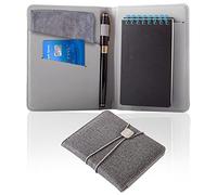 OOKU A6 Travelers Notebook Cover Compatible with Rocketbook Mini | Top Bound Spiral Journal Notebook Cover | PU Leather Cover for Pocket Notebook 3.5" x 5.5" With Pen Loop for Office, Business