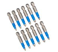 OOLA.DETAL 1/4" Hexagonal Shank Long Magnetic Screwdriver Bit Set, Nonslip, Crossed Head Slotted Tip Bit Magnetic
