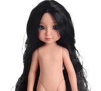 OOLA.DETAL 12 Inch Enamelware Doll With Realistic Skin Texture And Safe Materials For Roles Play