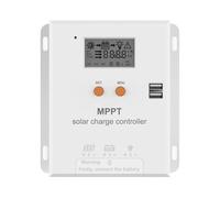 OOLA.DETAL 12V/24V Auto Switching MPPT Solar Charges Controllers 3 Stage Charging Overcurrent Defense Waterproof for