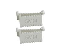 OOLA.DETAL 2Pcs Adjustable Hinged Sewing Template Ruler Quilting Measuring Tool for Fabric Tailoring Embroidery