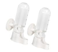 OOLA.DETAL 2PCS Automatic Bird Water Dispenser Gravities Water Bottle for Parrots and Small Bird Hanging Design Easy
