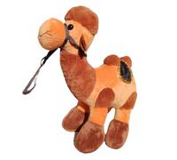 OOLA.DETAL 30cm 40cm 50cm Soft Fleece Bactrian Soft Toy With Detachable Pad Brown White Faux Hair Toy For Bedroom Deck