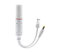 OOLA.DETAL 48V to 12V Power Over Ethernet Power Over Ethernet Splitter Adapter with Video and Power Adapter Cable for
