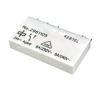 OOLA.DETAL 5 Pin SPDT 24VDC 6.0A Miniature Power Relays for Industrial Automation Panel and HVAC Power Systems DIN Rails