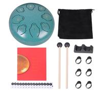 OOLA.DETAL 6 Inch Drum With 11 Notes For Meditation Yoga And Relaxation Crafted From Steel Portable Design Easy To Pla