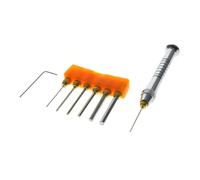 OOLA.DETAL 7Pcs Set Alloy Steel Hexagonal Wrench Hexagonal Screwdriver for Hand with Multiple Size from 0.7mm to 3mm