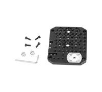 OOLA.DETAL Aluminum Alloy Multi Hole Plate With 1/4 And 3/8 Inch Quick Assembly Board Mounting Holes For Camera
