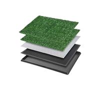OOLA.DETAL Artificial Grasses Dog Potty Pad with Removable Tray for Puppies Training in Multiple Size Easy to