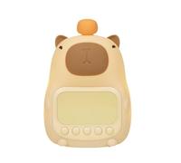 OOLA.DETAL Capybaras Shape Night Light with Alarm Clock 1500mAh USB Rechargeable Snoozes Function Soft Lighting for