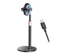 OOLA.DETAL Clamp Type Semiconductor Cooling Phone Holder for 4.5-7in Devices Desktop Stand Holder Height Adjustable