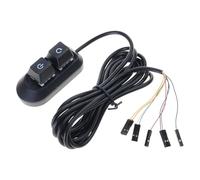 OOLA.DETAL Desktop Computer External Power Button with LED Lights for 2.54mm Motherboard Power Switching Button