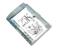 OOLA.DETAL Envelope Challenge Binder with Clear Covers Monthly Money Saving Book for Easy and Saving Goal 2.5/5/10K