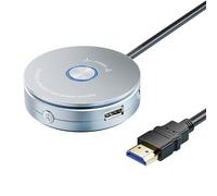 OOLA.DETAL External PC Power Button Desktop Computer Case Reset Switches Button with USB 2.0 Port for Office Internet